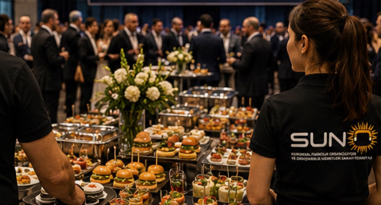 Sun Catering ekibinin kurumsal davet operasyonu