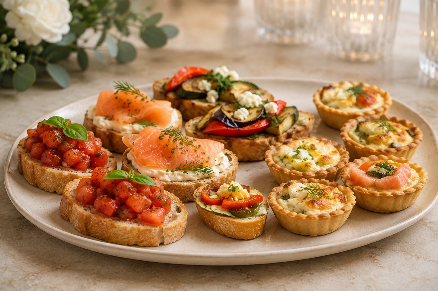 Bruschetta sunumu